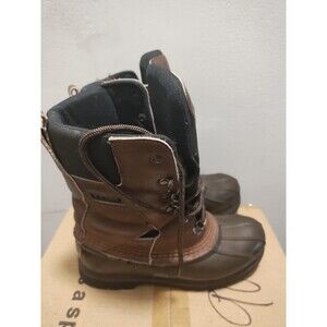 Vintage Brown LL Bean Duck Boots Gore-Tex Thinsulate Removable Liner Sz 6